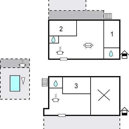 بيت للعطل Three-bedroom In Gata